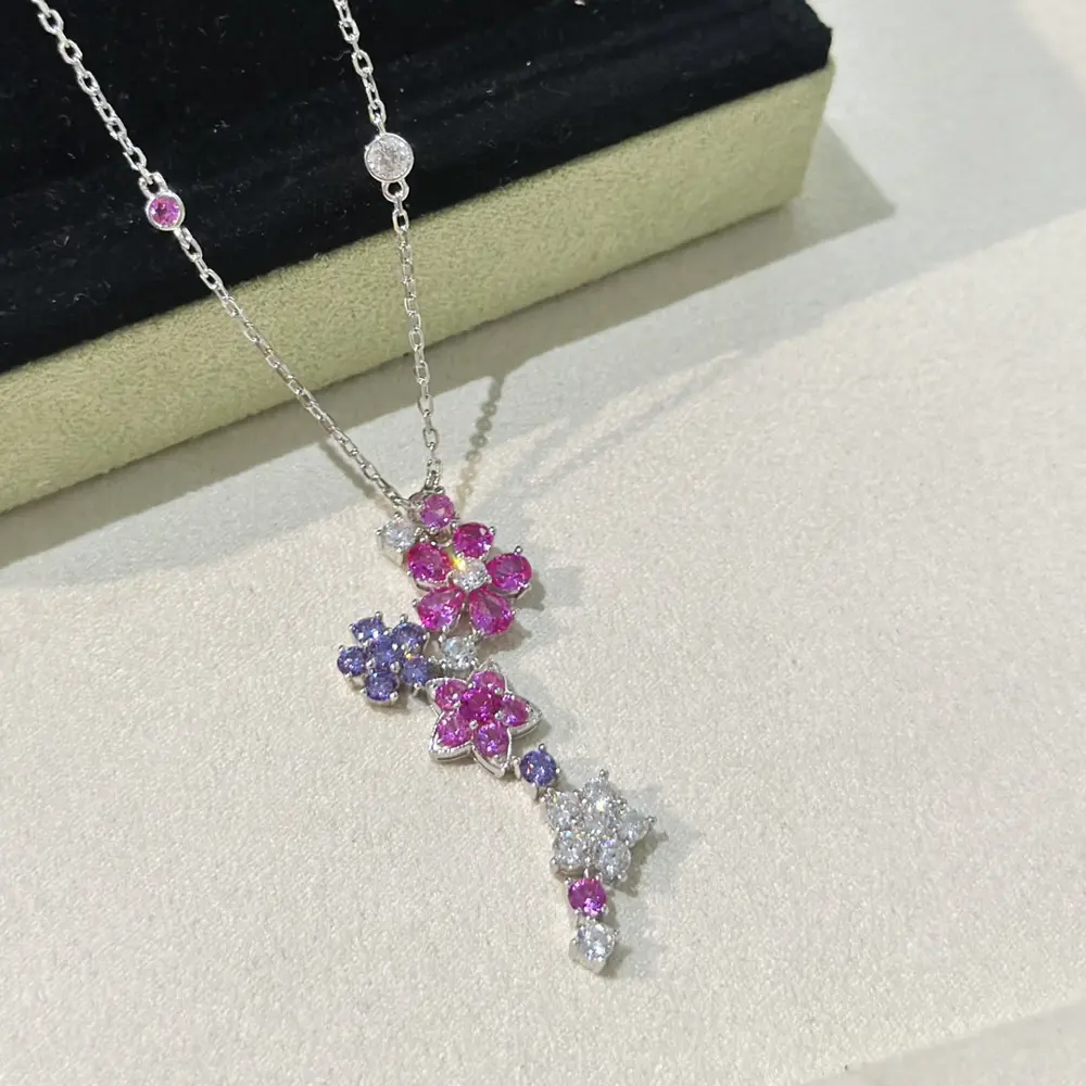 Van Cleef & Arpels Floral Flower Tassel Necklace