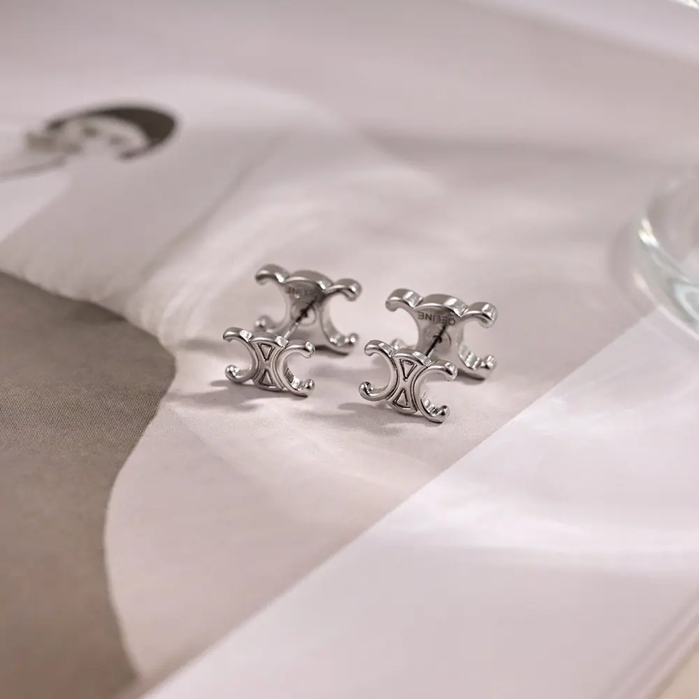 Celine gold earrings
