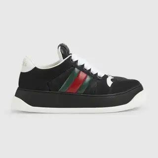 GUCCI Screener series couples Chubby loafers Dirty shoes Chubby double G casual sneakers