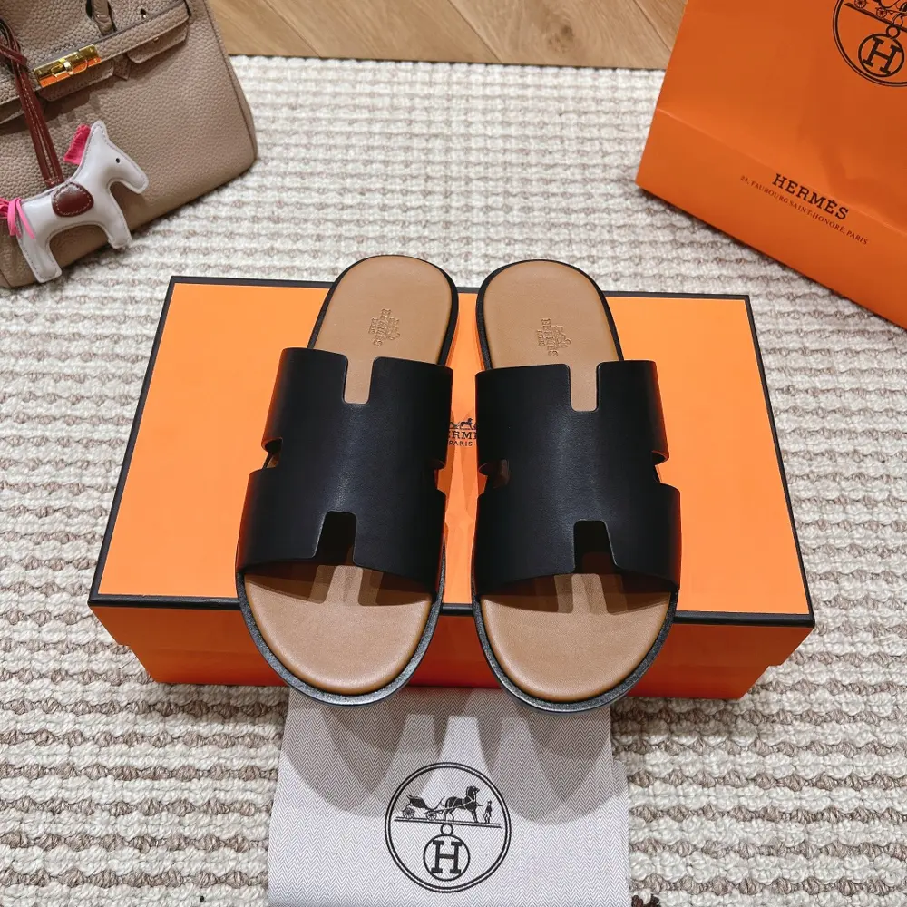 Hermès Colorblocked Hermès leather fabric