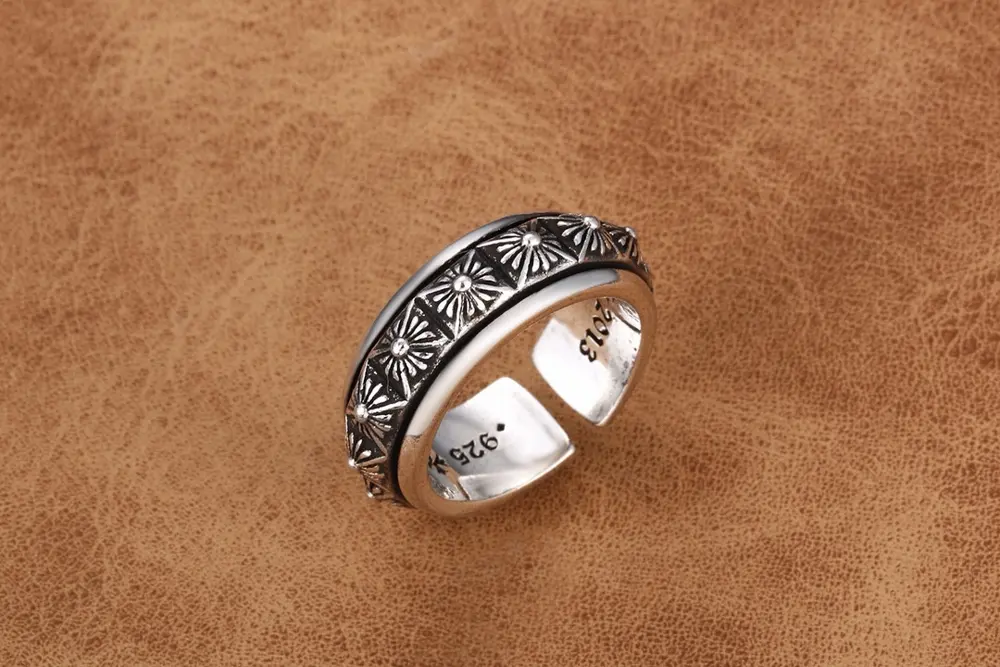 Chrome Hearts cross open ring