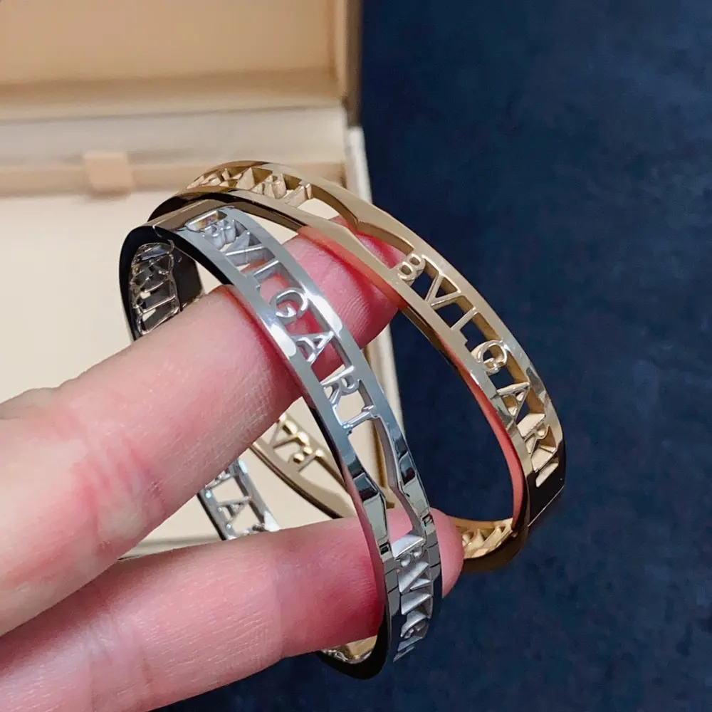 Bvlgari unisex hollow bracelet