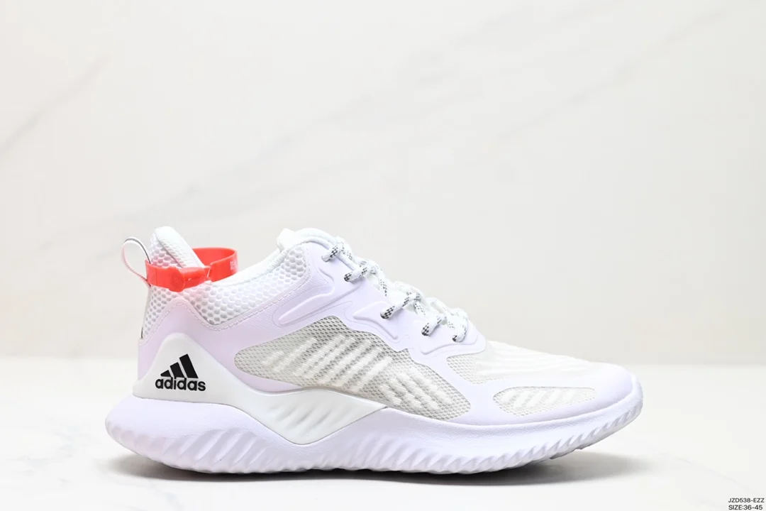 Adidas AlphaBOUNCE M Alpha high elastic horse brand shark gill pattern outsole leisure B43685