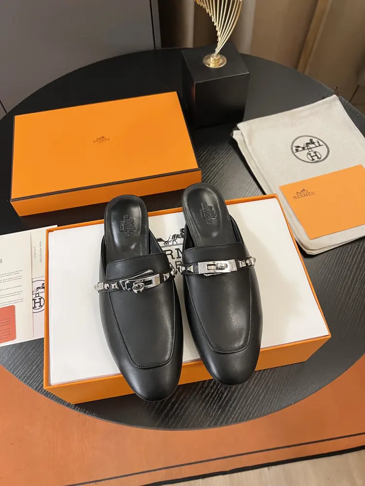Hermès classic Kelly Mule half-slippers
