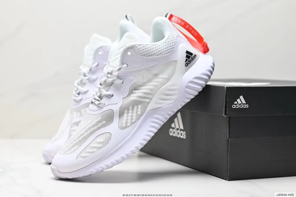 Adidas Alphabounce Alpha High Elastic Continental Shark Gill Pattern Outsole Casual Sports DB0205