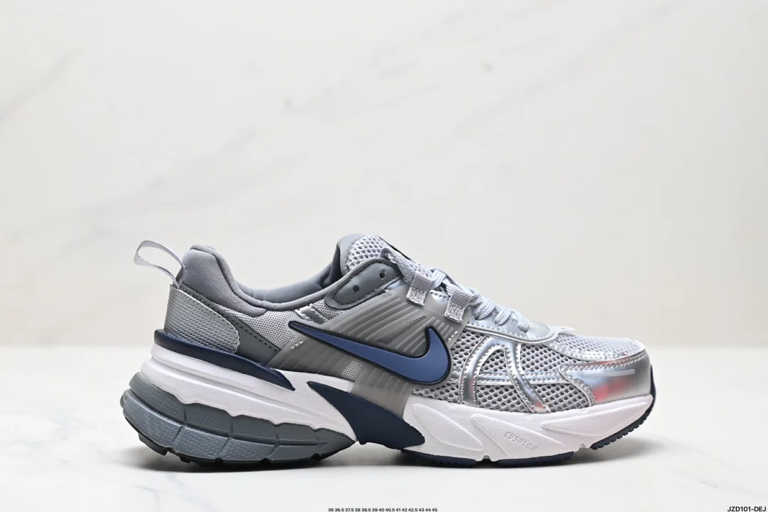 Nike Wmns V2K Runtekk Low “White Grey Pink” Retro Trend Series Future Retro Daddy Style HJ4497-002