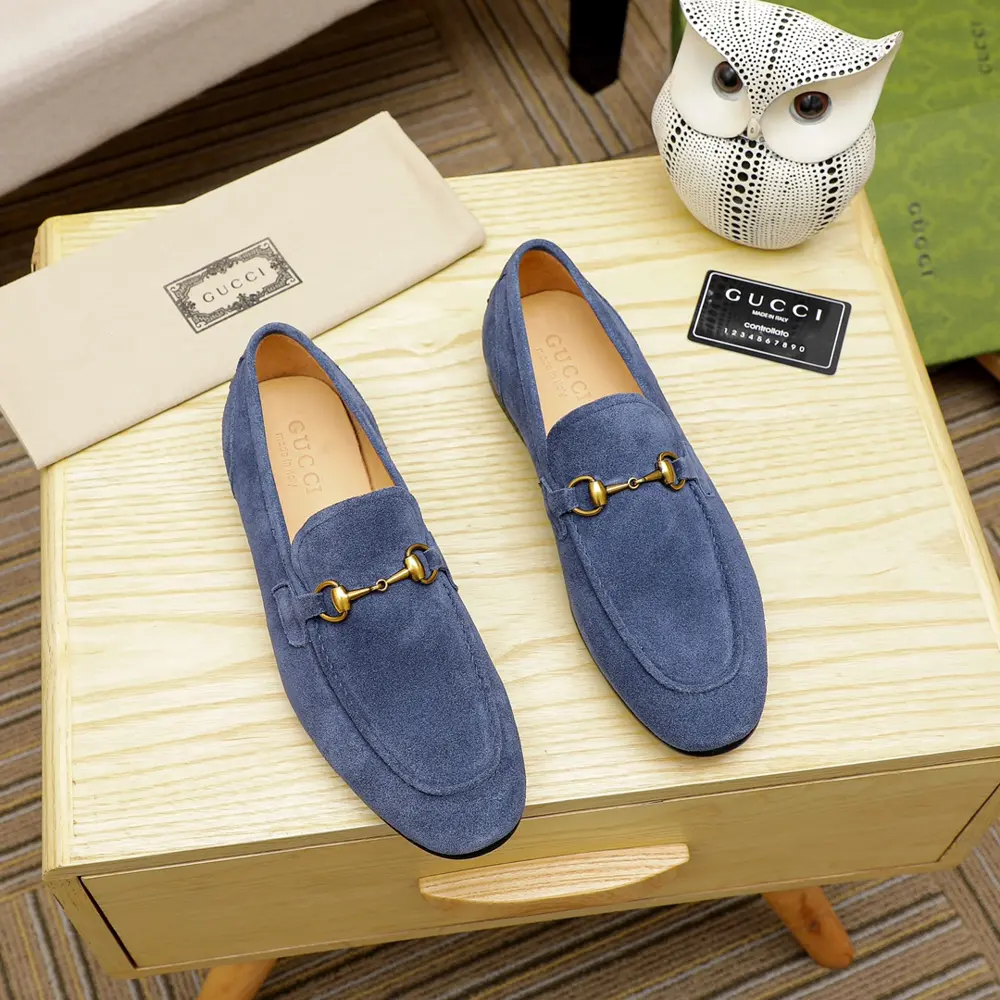 Gucci men’s business formal leather shoes New models synchronized with Hong Kong counters