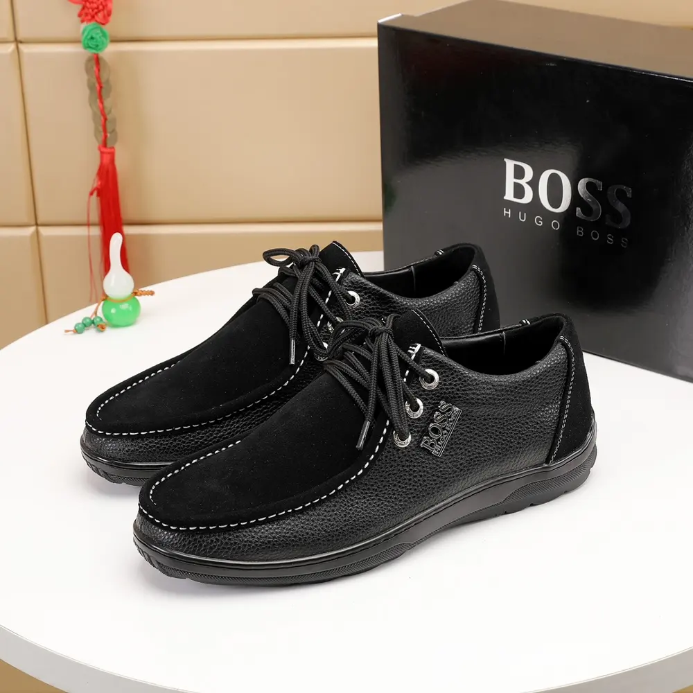 Boss 2024 new leather shoes