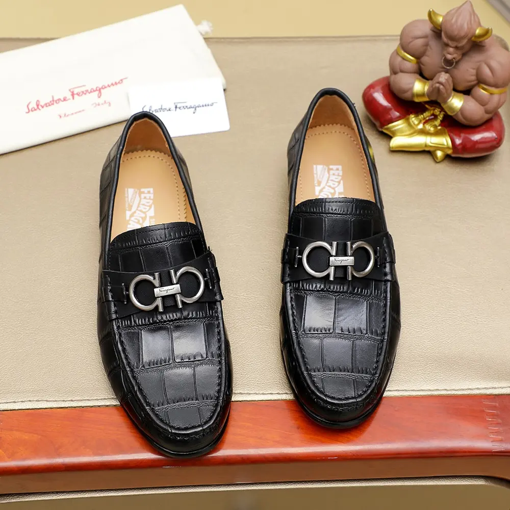Salvatore Ferragamo casual slip-on shoes Official website original 1:1 mold