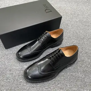 Dior calfskin leather Oxford shoes