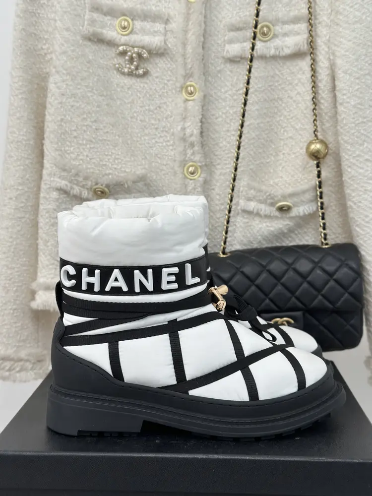 Chanel Autumn and Winter Letters Boots