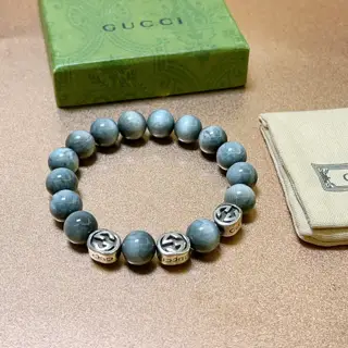 Gucci bracelet Luxury bracelet for men and women. The latest model. Full gray crystal per