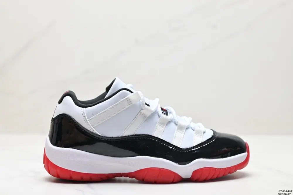 Nike Air Jordan 11 Retro Low “Concord” AJ11 generation Michael Jordan low-top sports AV2187-001