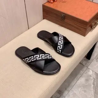 Versace slippers imported original selected leather