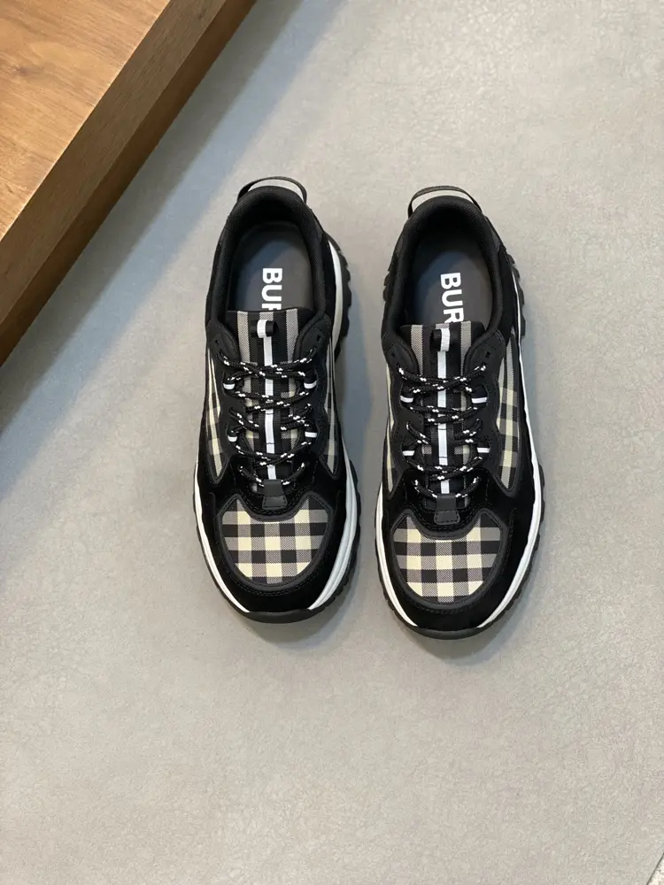Burberry classic low-top thick-soled sneakers