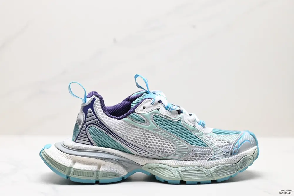 Balenciaga Runner Kith Four.Color Balenciaga 7.0 21ss latest color matching trend retro