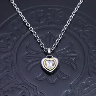 Chrome Hearts Eternal Heart Love Heart Necklace