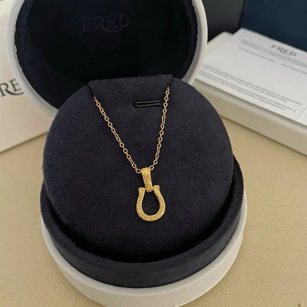 Fred horseshoe necklace