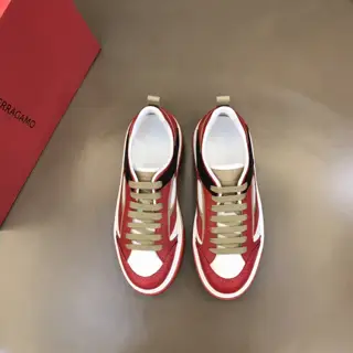 Salvatore Ferragamo patchwork casual sneakers