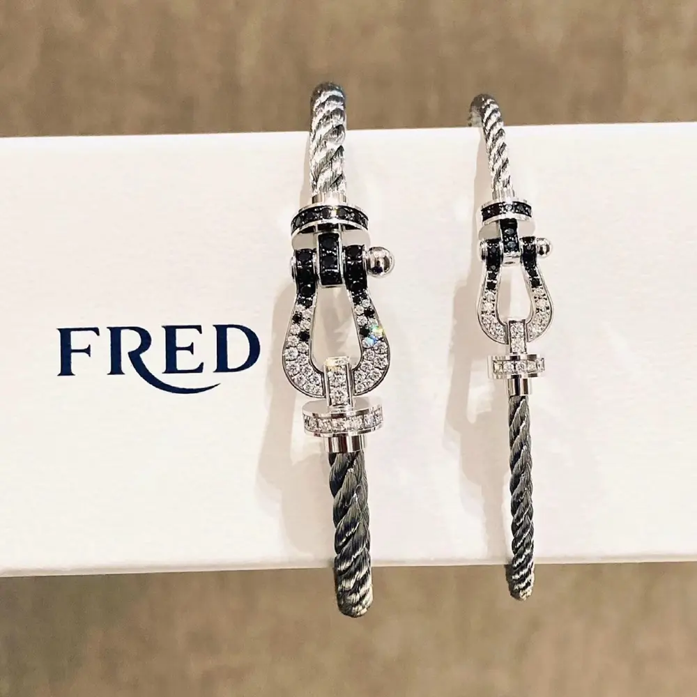 FRED gradient panda color matching full diamond