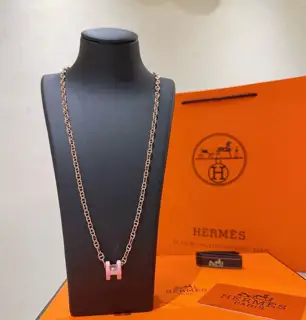 Hermès necklace New product launch HERMES must-have pig nose series jewelry High-end