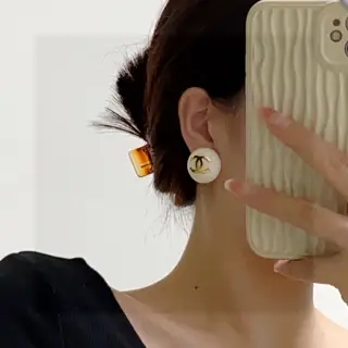 Chanel colorful earrings