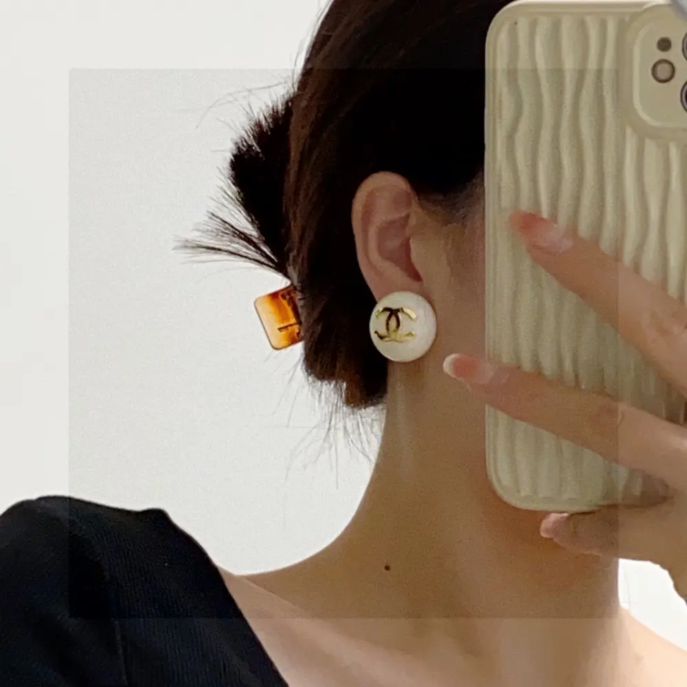 Chanel colorful earrings