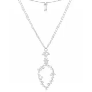 Apm monaco pearl pear-shaped necklace