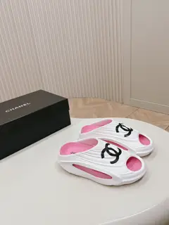 Chanel x Yassia Cocoon Series outdoor fish mouth slippers
