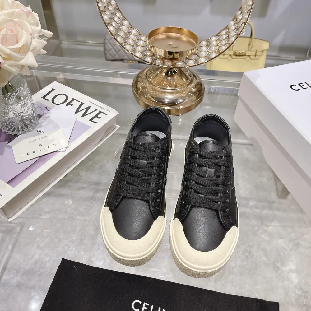 Celine Arc de Triomphe logo flat-soled casual shoes