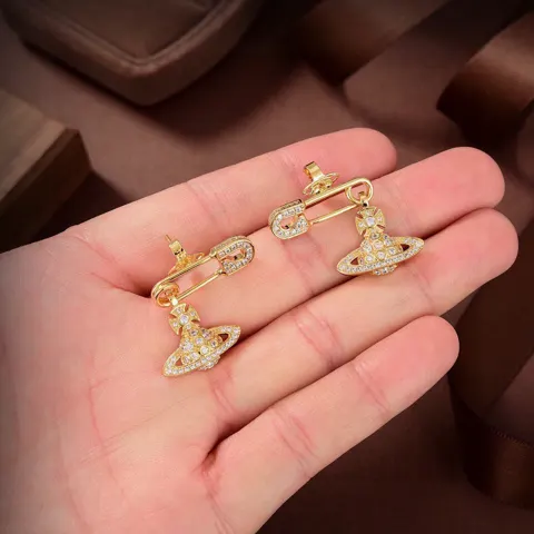 Vivienne Westwood Saturn earrings Elegant and refined design