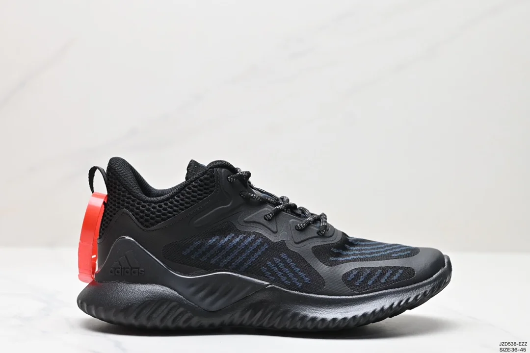 Adidas AlphaBOUNCE M Alpha high elastic horse brand shark gill pattern outsole leisure B43685