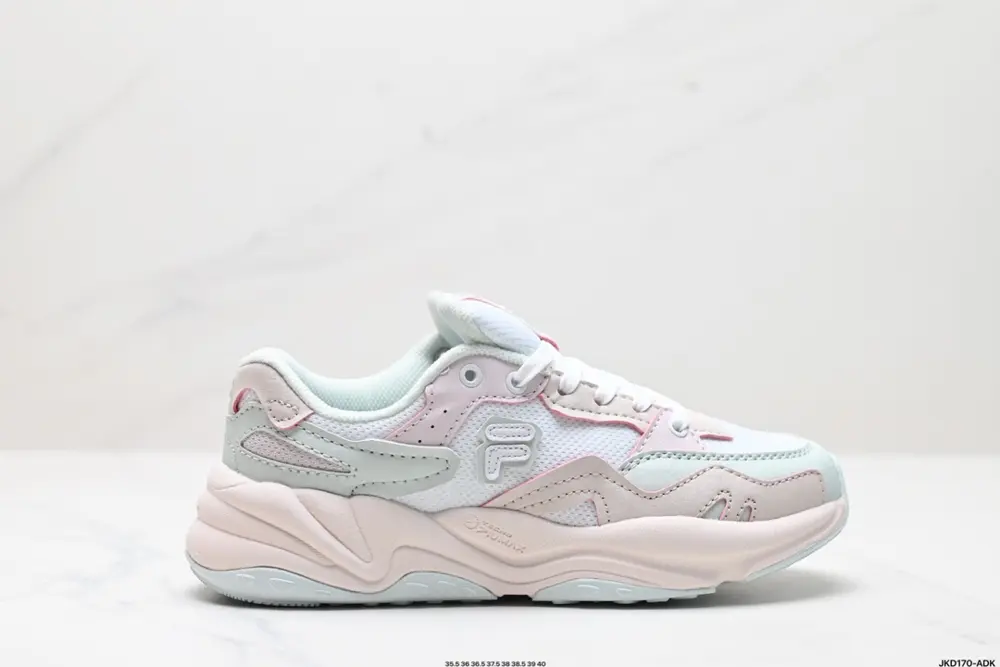 FILA FUSION Flash Retro Trend Non-slip Wear-resistant Low-top Casual Running Shoes T12W331103AWP