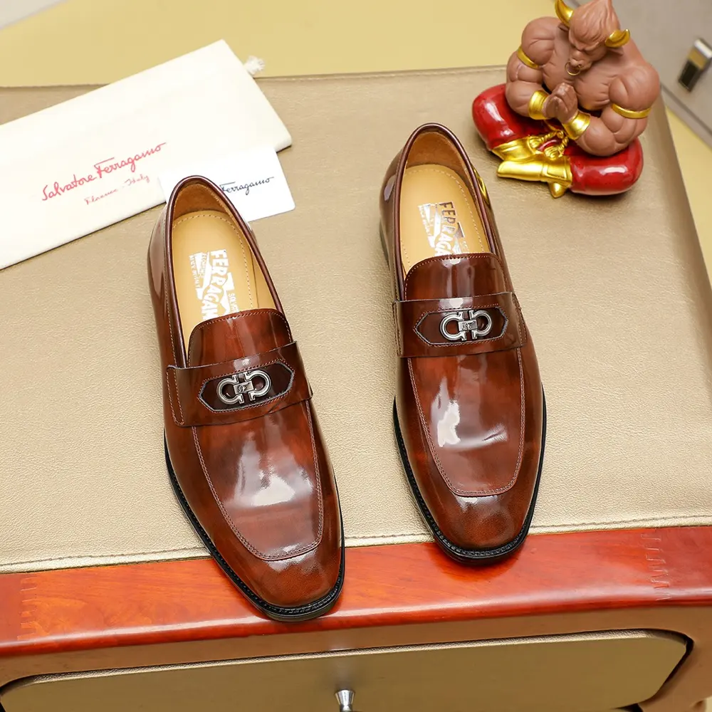 Salvatore Ferragamo men’s business leather shoes