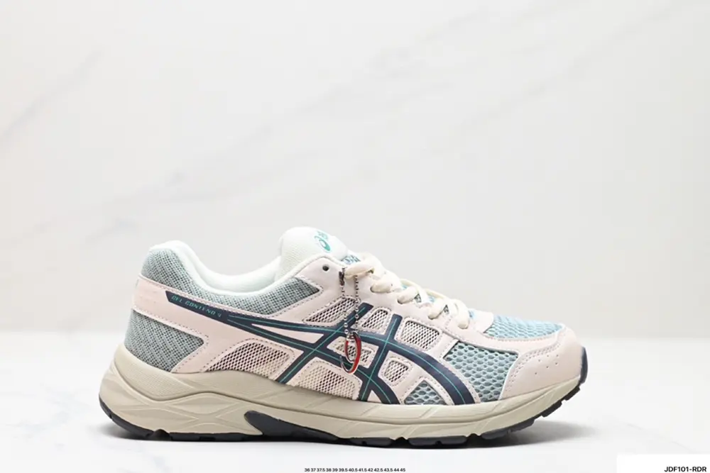 Asics/Asics breathable mesh upper with some synthetic leather material