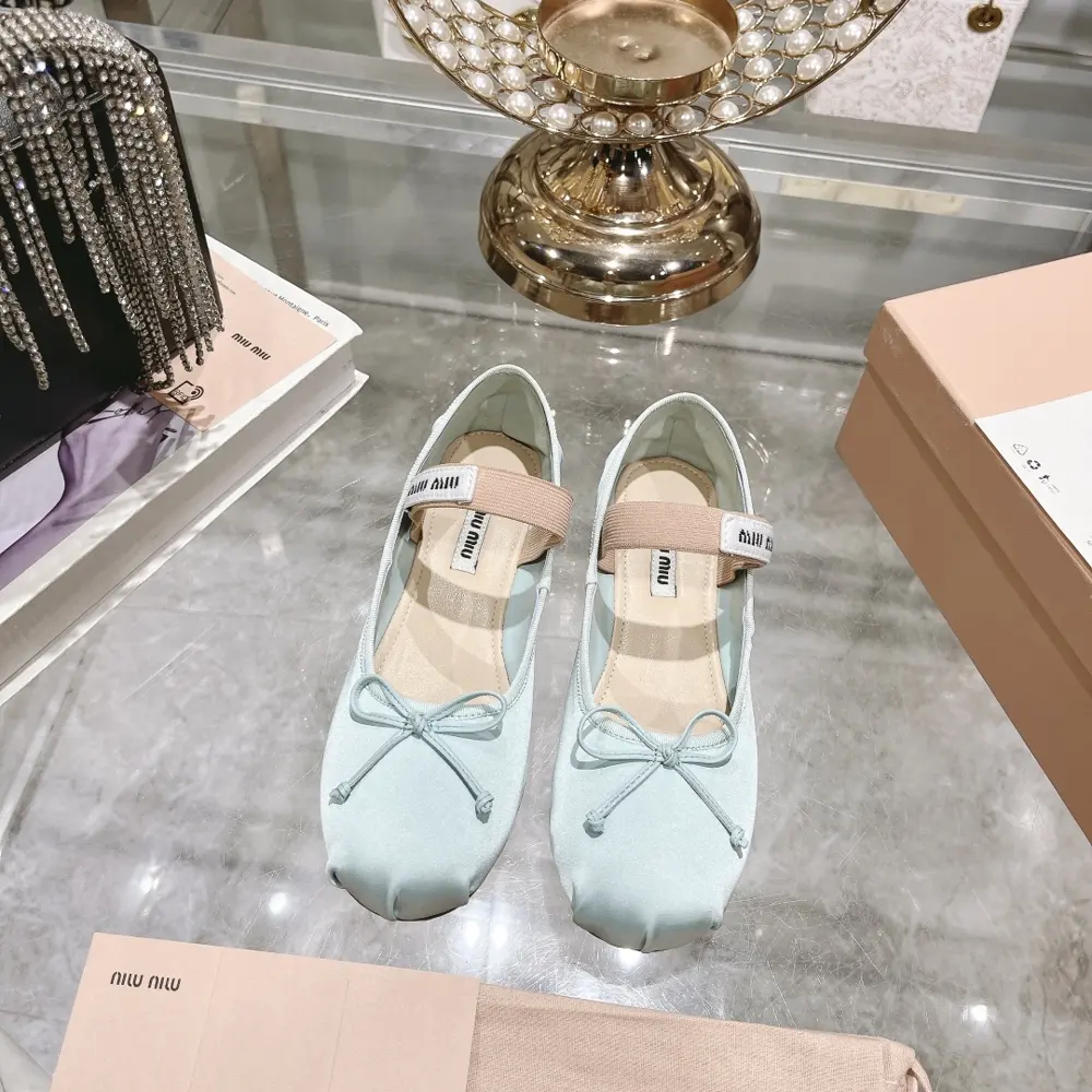 Miu Miu Miu French fairy ballet shoes