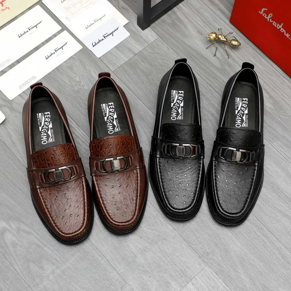 Salvatore Ferragamo business slip-on shoes