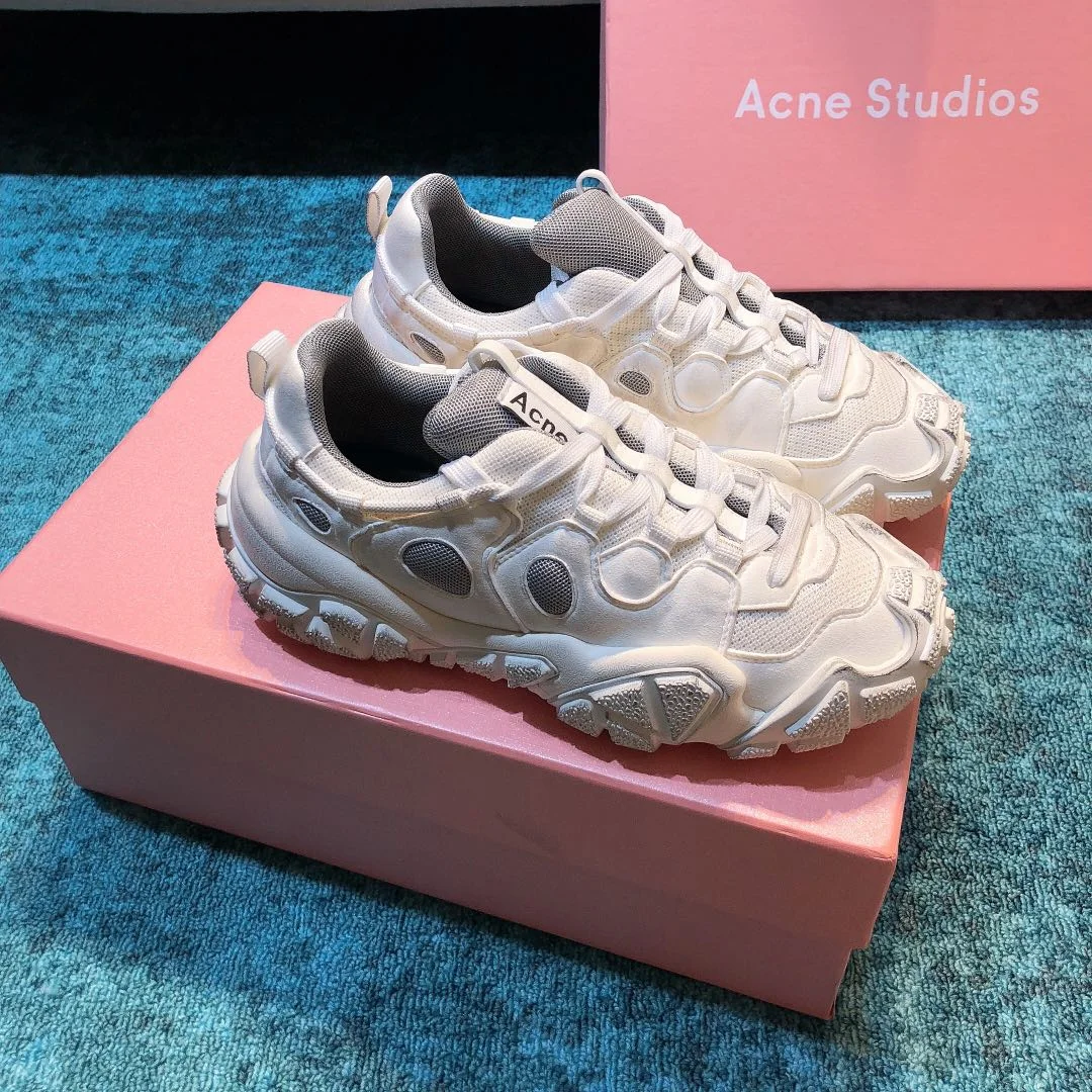 Acne Studios distressed dad shoes. For girls who are afraid of their feet being covered by