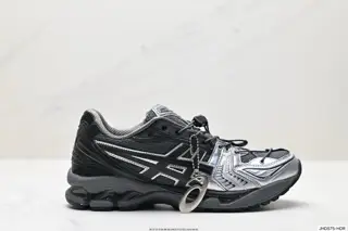ASICS breathable mesh upper with some synthetic leather material uses the new AHAR+ rubber 1201A161-020