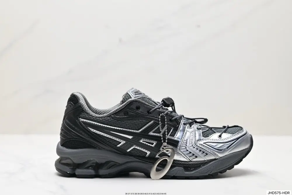 ASICS breathable mesh upper with some synthetic leather material uses the new AHAR+ rubber 1201A161-020