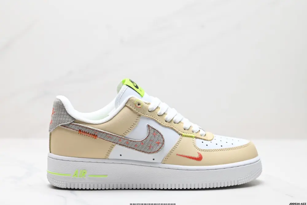 Nike AIR FORCE 1’07 Air Force One low-top versatile casual sports sneakers. Soft and elastic FB1852-111
