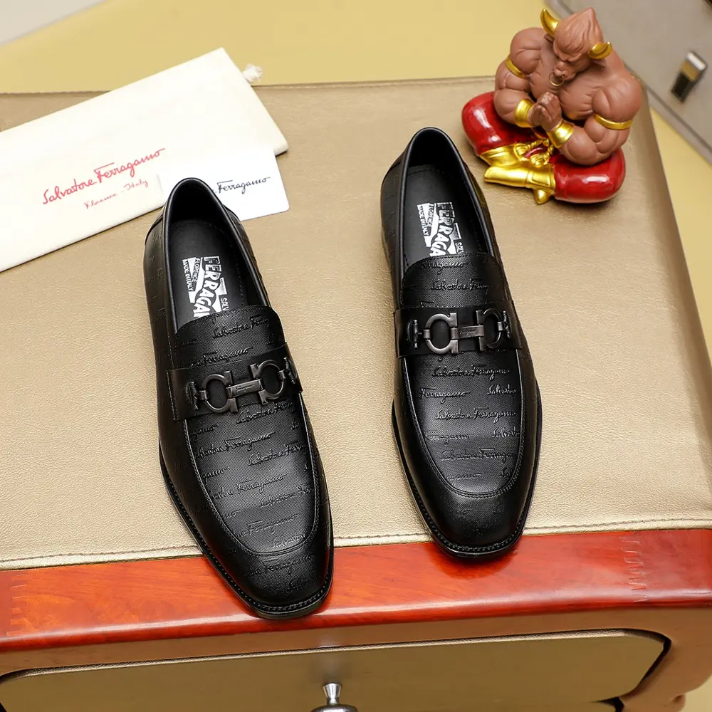 Salvatore Ferragamo men’s business leather shoes