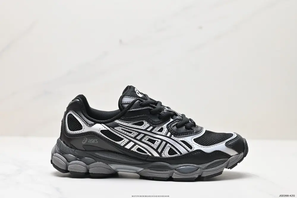 ASICS breathable mesh upper with some synthetic leather material uses the new AHAR+ rubber 1203A280-002