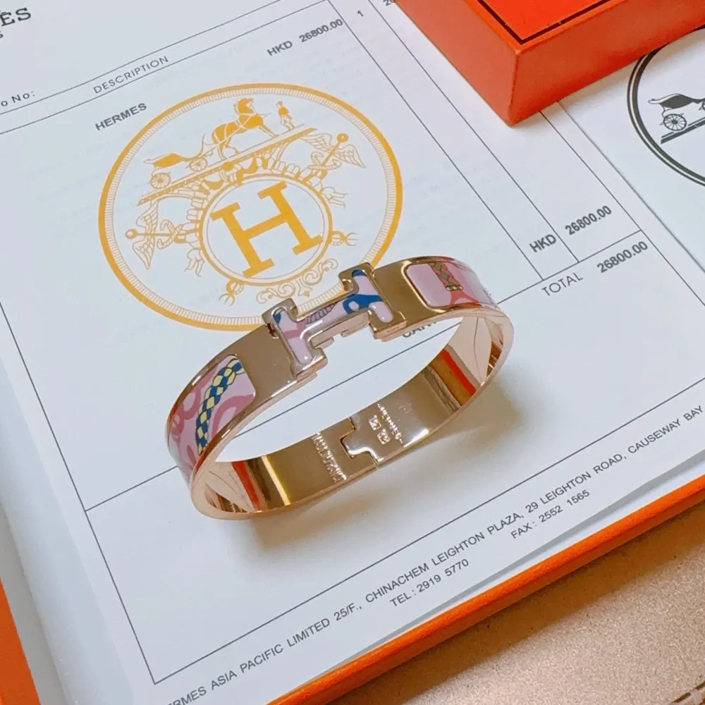 Hermes bracelet Original custom bracelet enamel craftsmanship is really a test of the