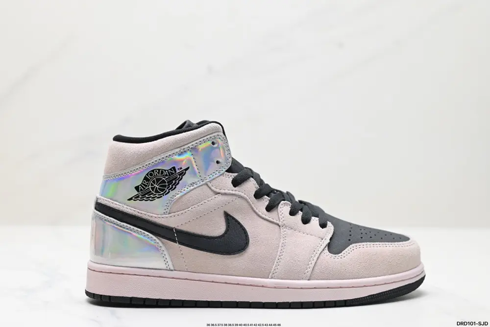 NIKE Air Jordan 1 Retro Mid AJ1 Jordan Generation Mid-top Classic Retro Culture Leisure 852542-010