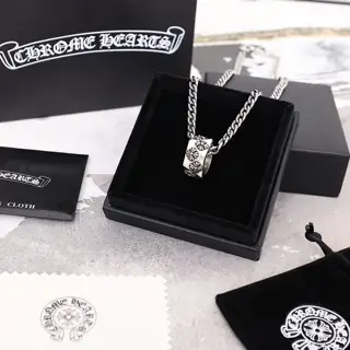 Chrome Hearts ring necklace