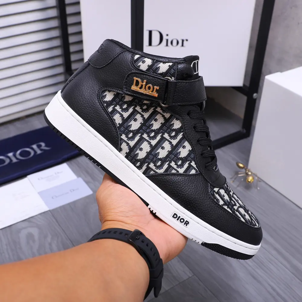Dior high-top casual shoes