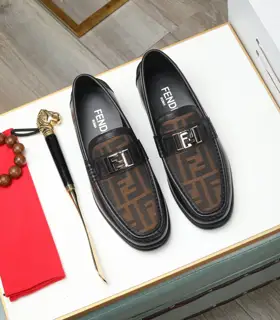 Fendi leather shoes