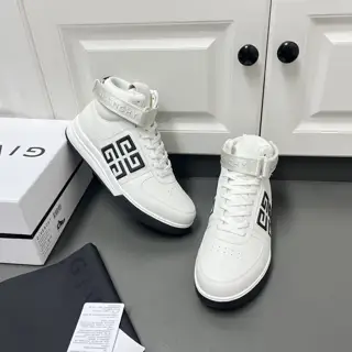 Givenchy G4 high-top series cow leather casual sports shoes