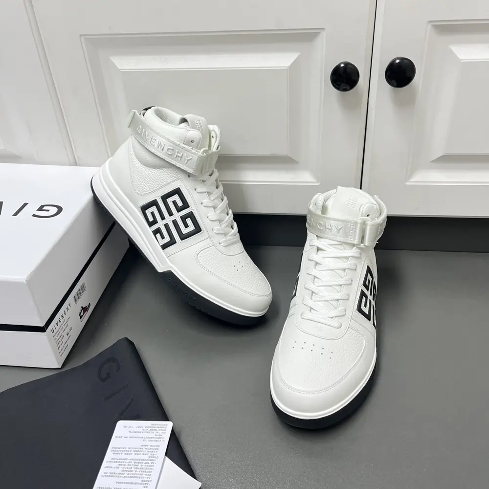 Givenchy G4 high-top series cow leather casual sports shoes
